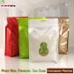 5 pcs Customize Printed Block Bottom Cookie Packaging Bags Resealable Foil Bag with Window